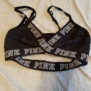 Pink bra no padding